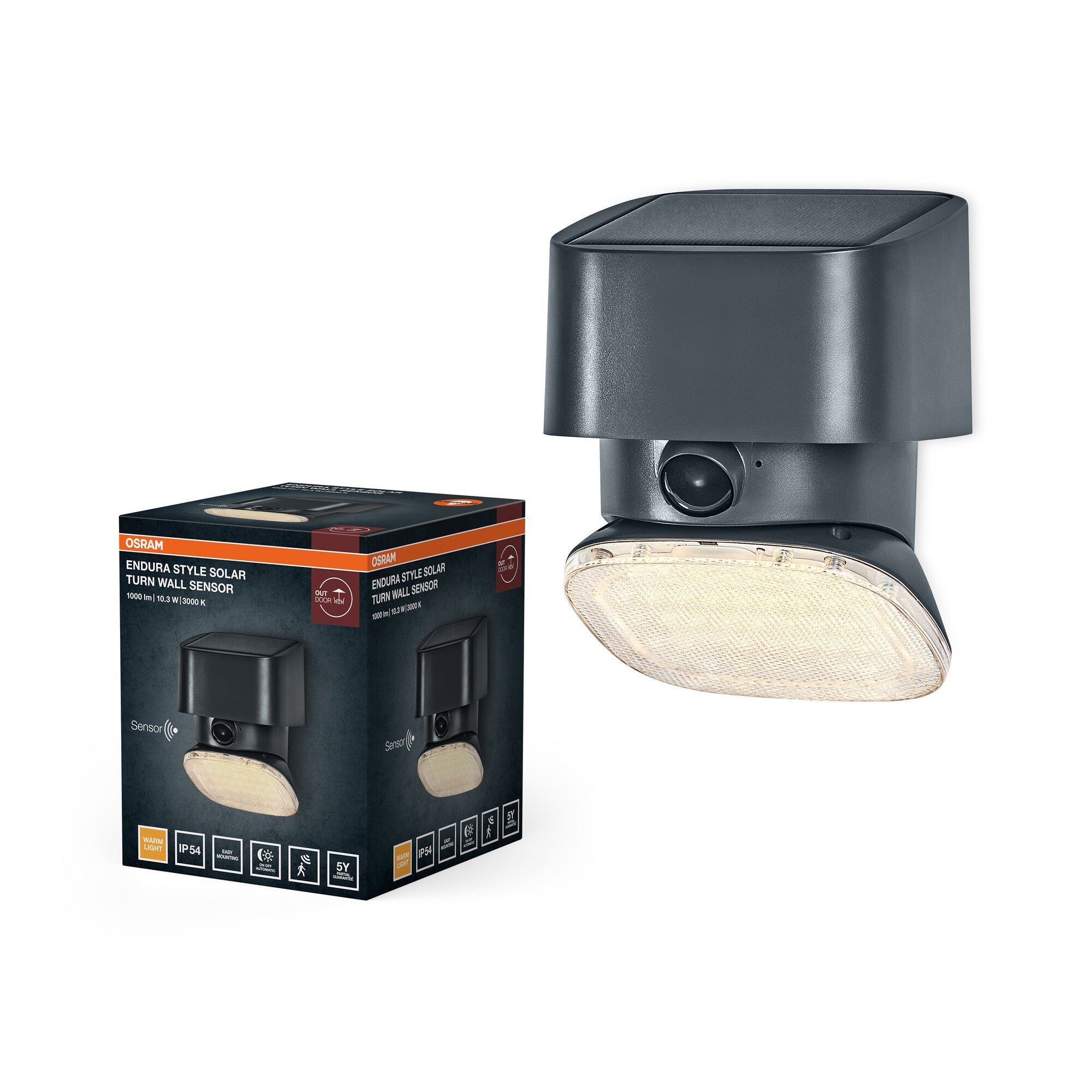 ENDURA Solar Bright Turn · capteur · 4099854415135